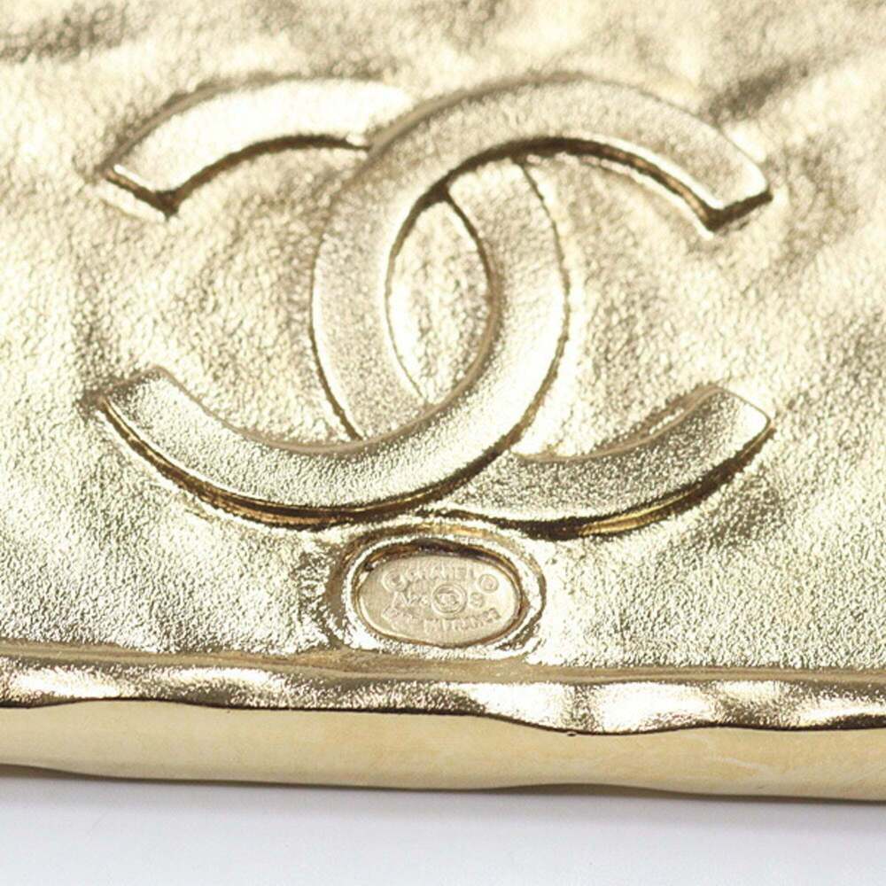 CHANEL Authentic Black Leather Brooch - Picture 3 of 6